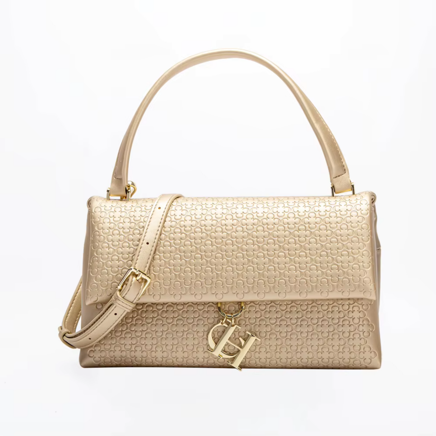 Marbella Italian Leather Shoulder Bag Signature