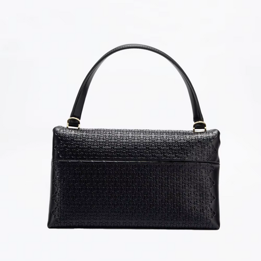 Marbella Italian Leather Shoulder Bag Signature