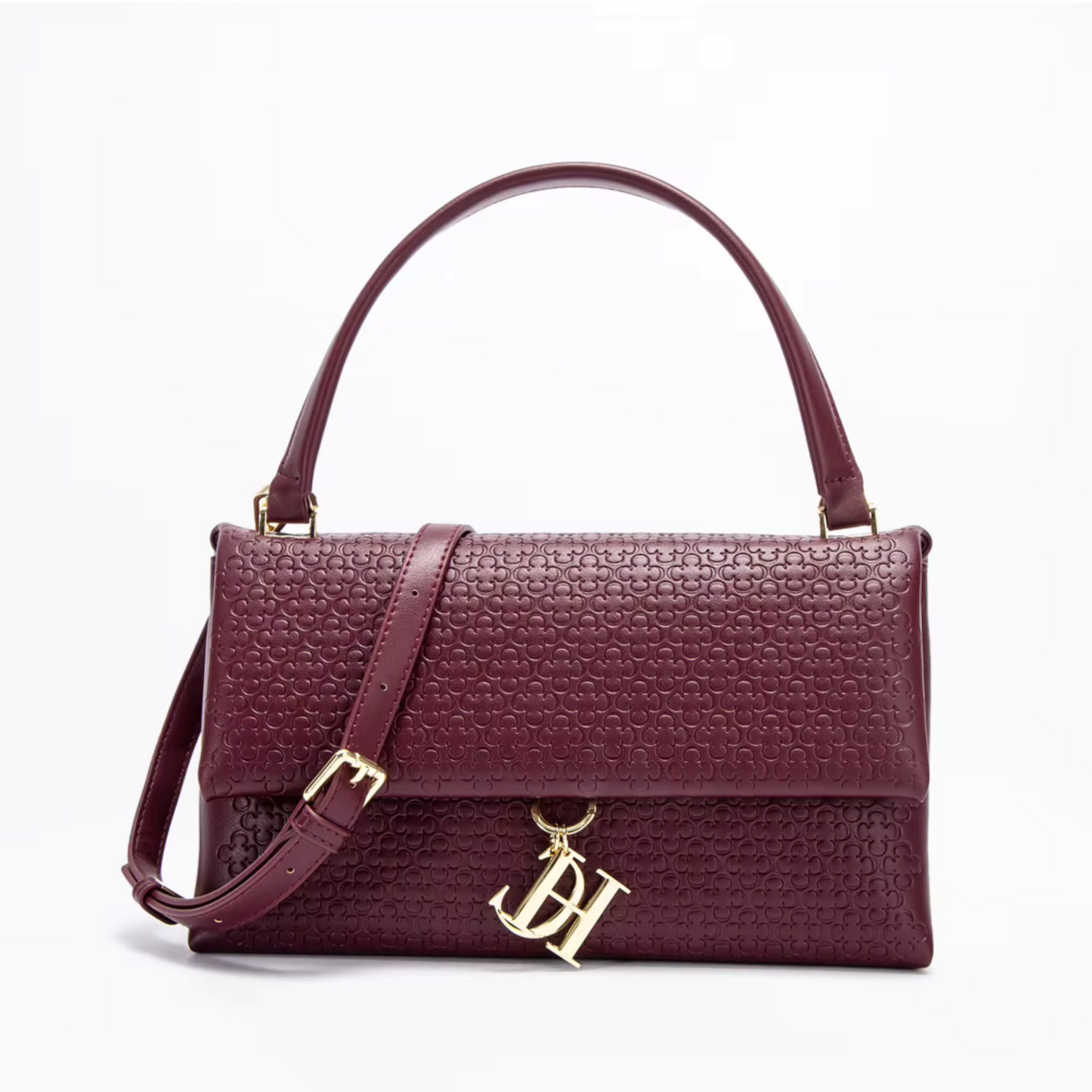Marbella Italian Leather Shoulder Bag Signature
