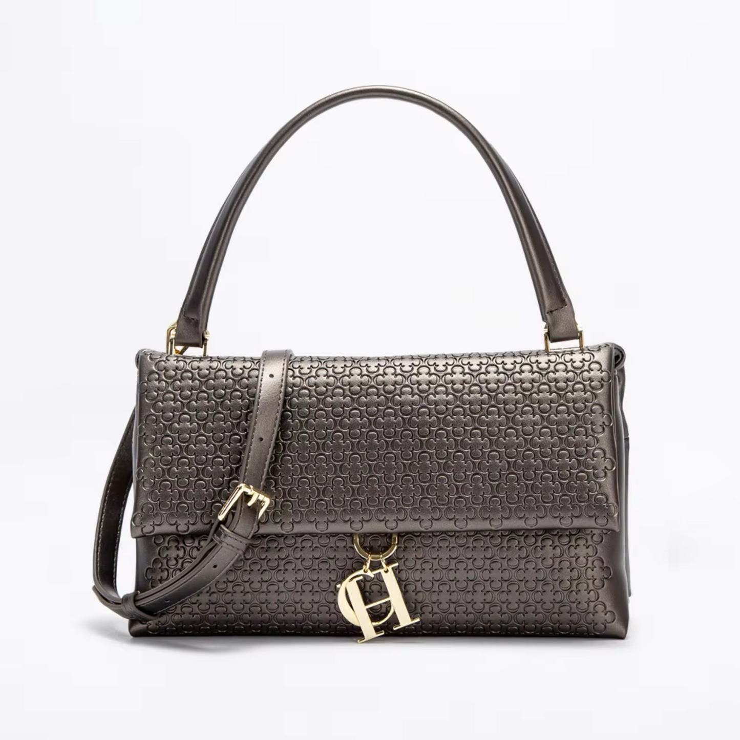 Marbella Italian Leather Shoulder Bag Signature